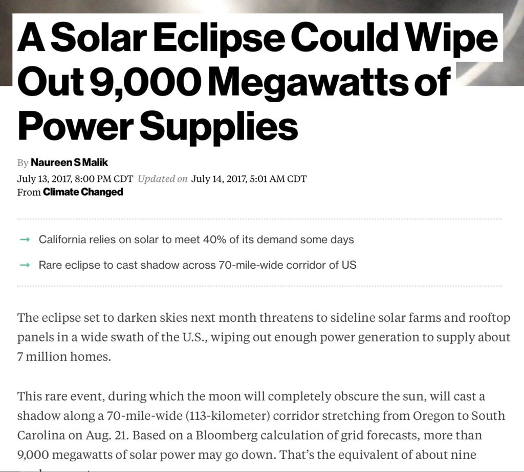 Why the Eclipse is Stressing Me Out