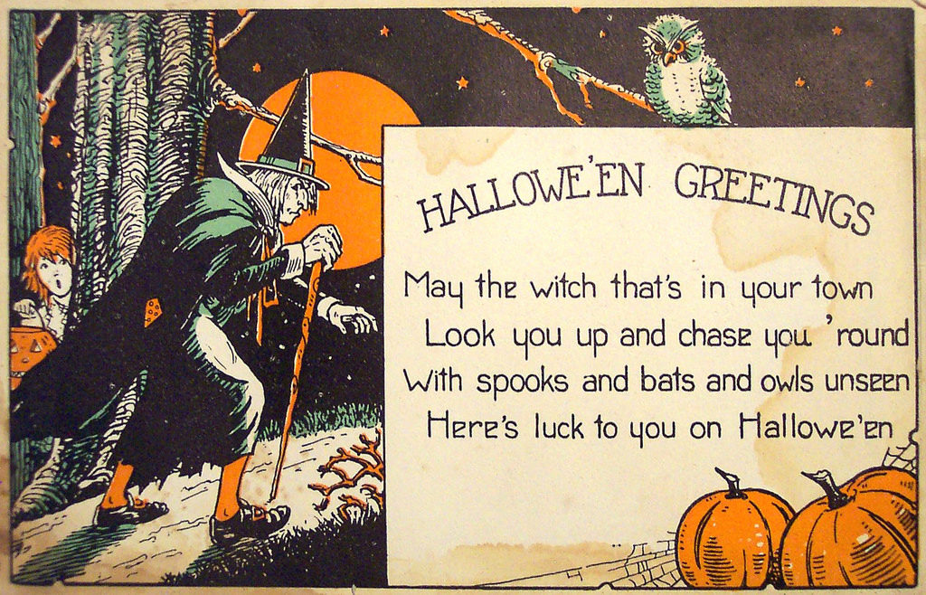 Vintage Halloween Card