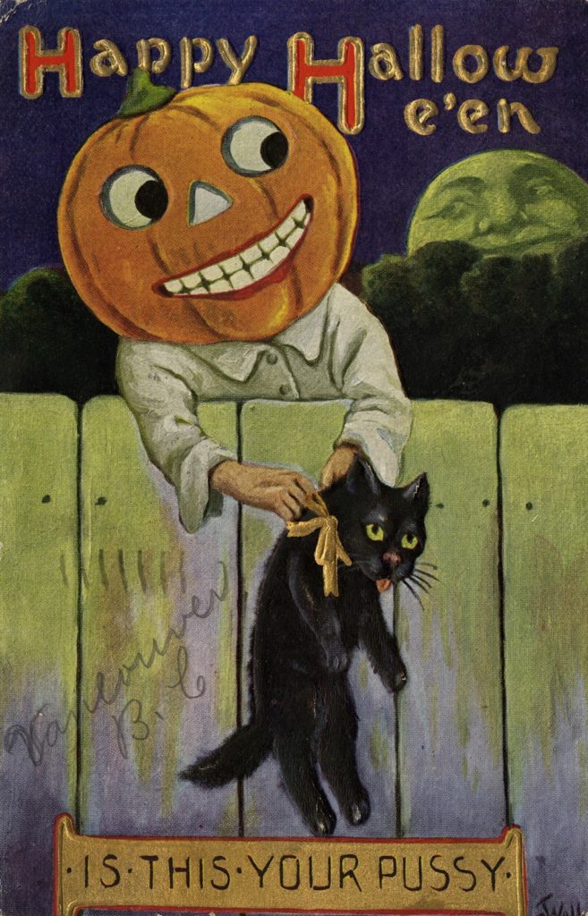 Vintage Halloween Postcard