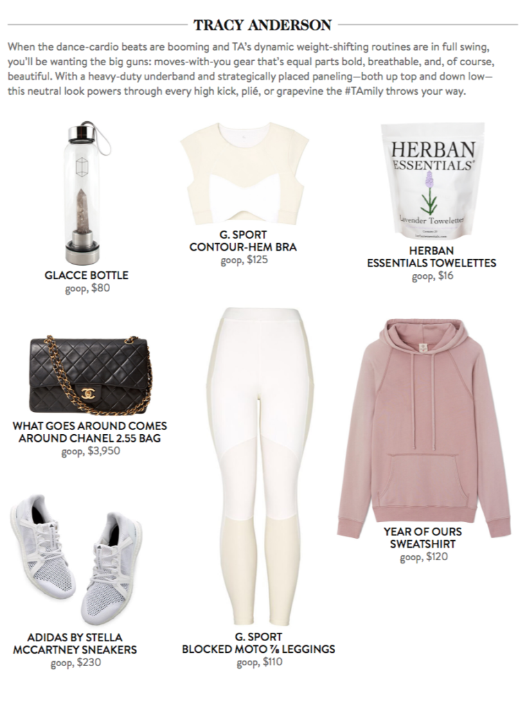 Goop Workout Gear