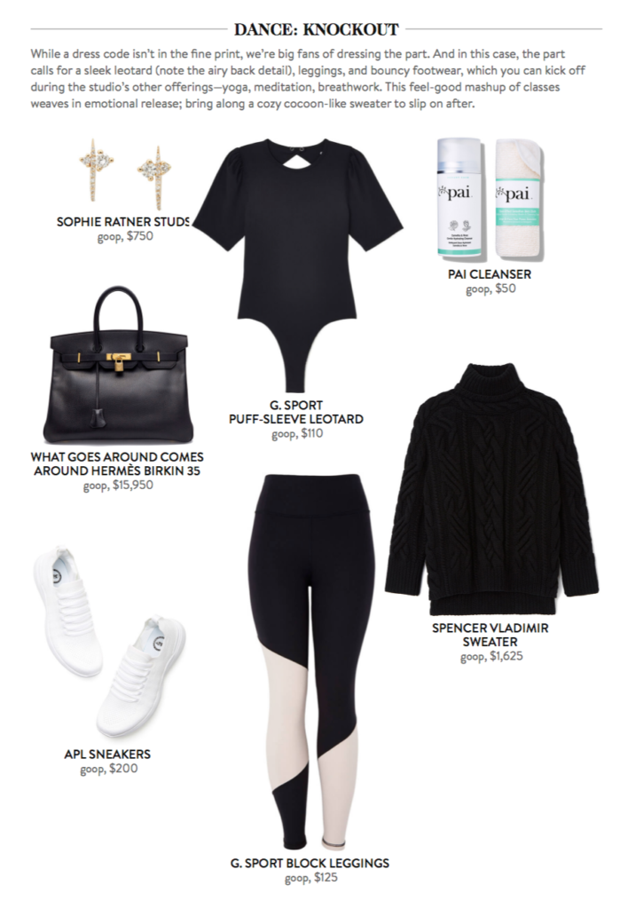 GOOP Workout Gear